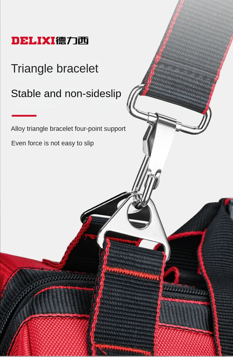 Bolsa de herramientas profesional, organizador de almacenamiento resistente para garaje, mochila de electricista, bolsa de herramientas, bolsas de ferretería
