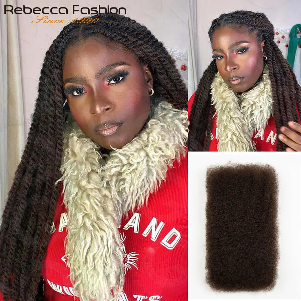 Cheveux Afro Crépus en Vrac, Doux et Légers, 100% Cheveux Humains à Texture Naturelle, Confortables et Durables, Cheveux Vierge Grade 16A