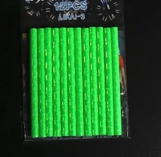 12 stk. refleksklistremerker for sykkelhjuleiker, 7,5 cm rørstripe for sikkerhet ved terrengsykling - høy synlighet om natten