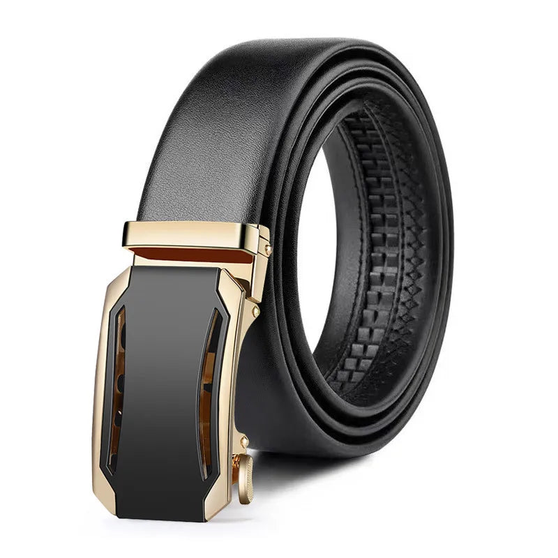 Men’s Automatic Buckle Leather Belt