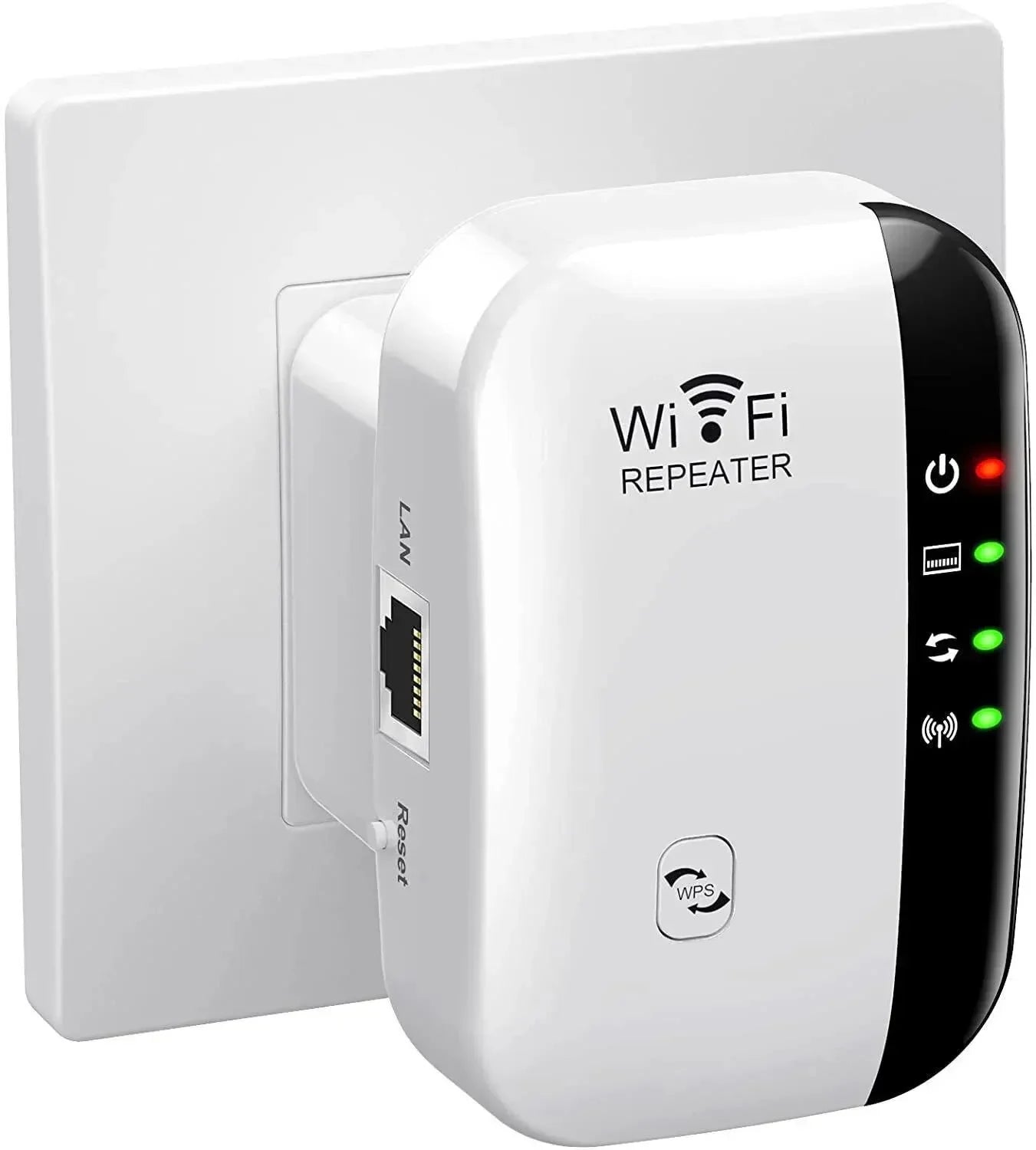 Amplificador de señal inalámbrica Extensor WiFi Repetidor de red Panecillo al vapor Amplificación de señal de router doméstico de banda ancha AP