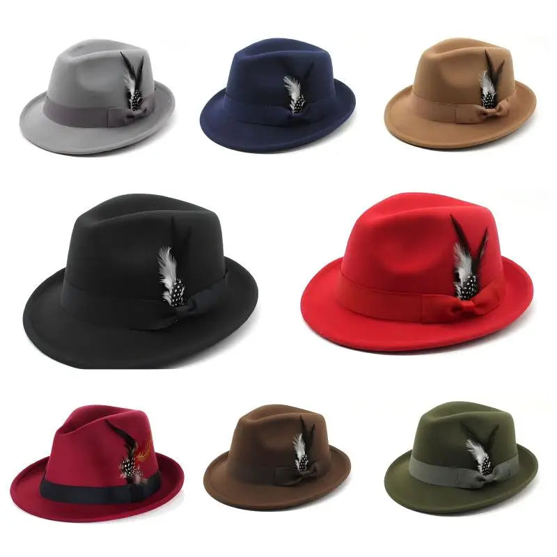 Sombrero de fieltro con lazo