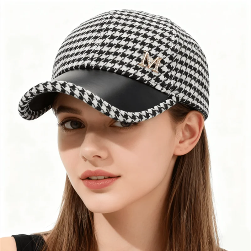 Houndstooth Baseball Cap
