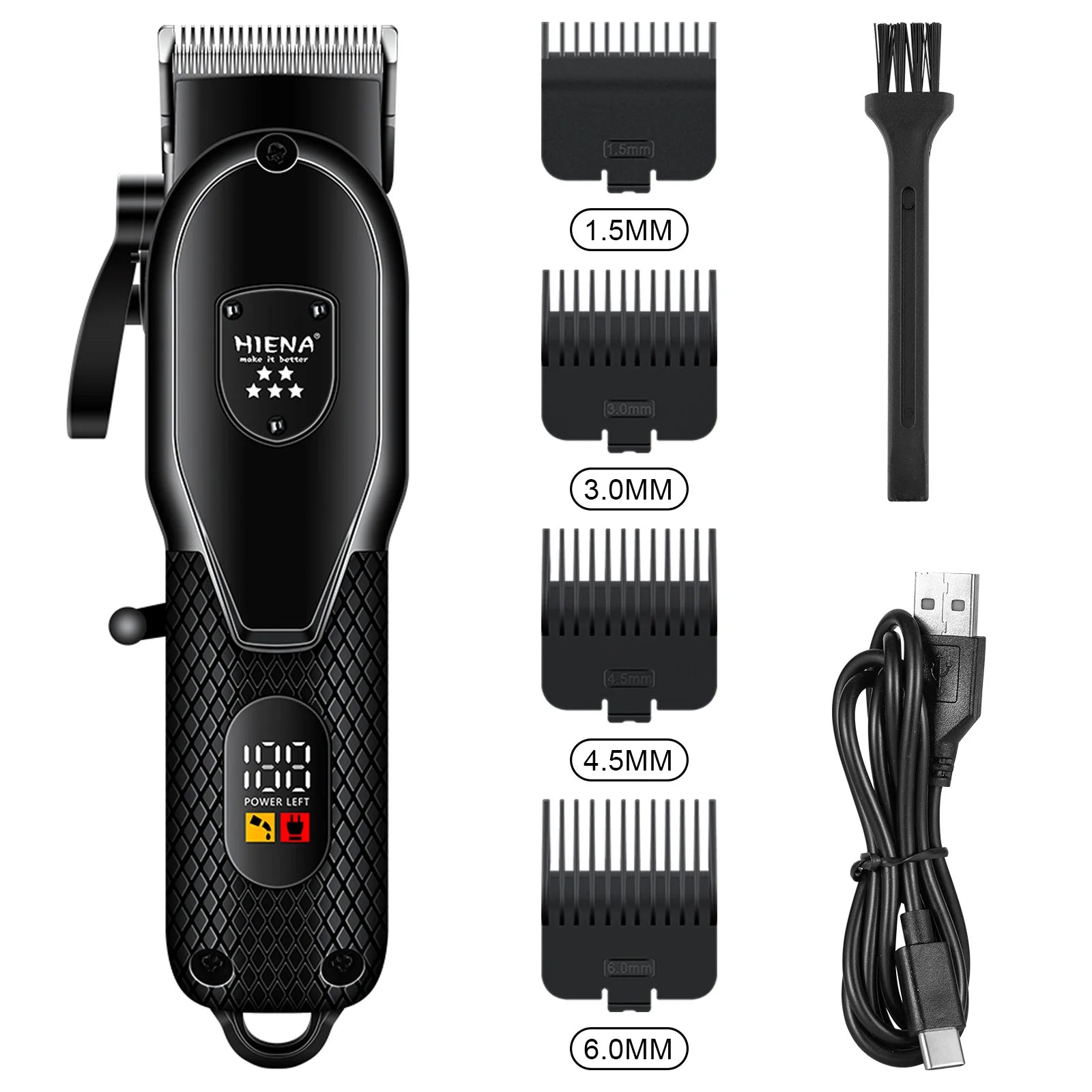 máquina cortapelos, cortadora de pelo profesional, recortadora de barba para barbería, afeitadora eléctrica para hombre, electrodoméstico