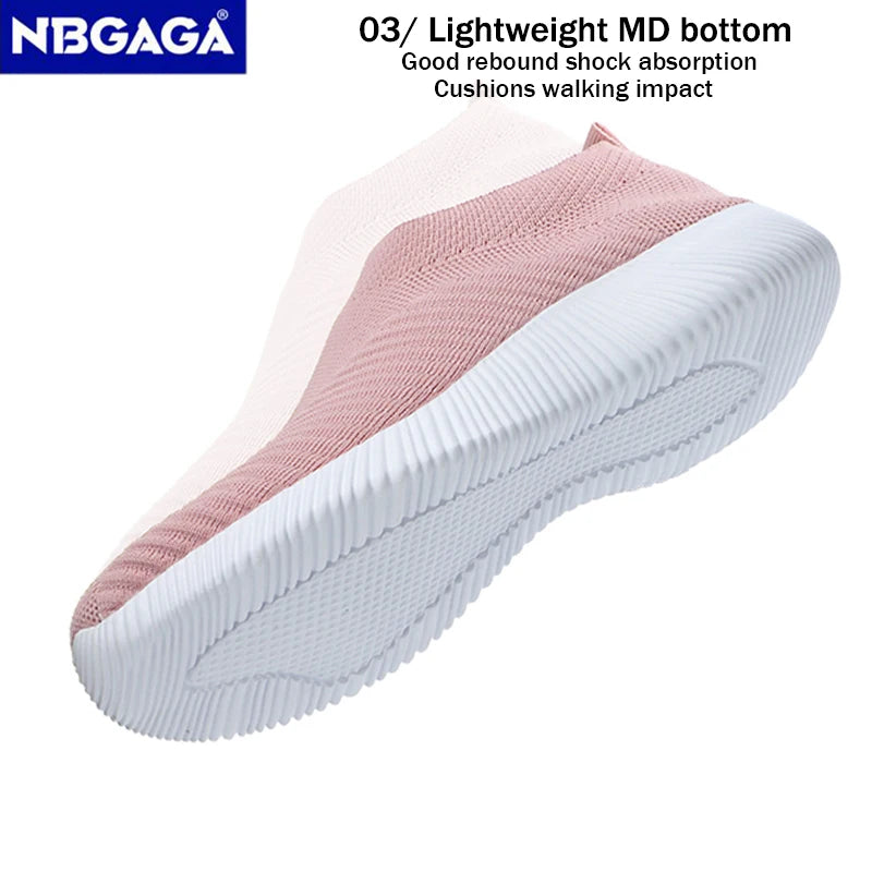 Nuevas zapatillas rosas para mujer, calzado casual, zapatos vulcanizados cómodos, transpirables, planos, sin cordones, mocasines de talla grande 42