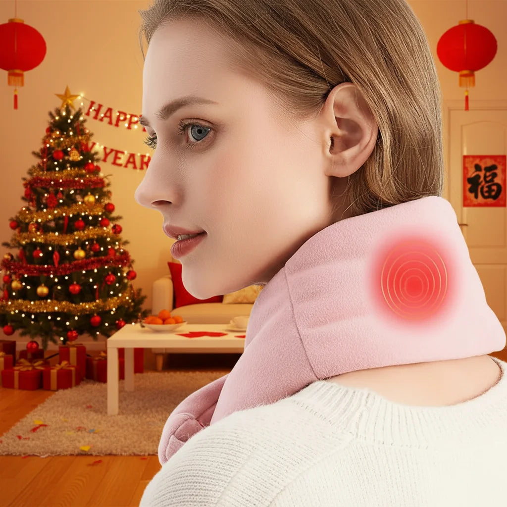 Cold-Proof Electric Heating Scarf 3 Temperature Adjustable Warm Thermal Neck Warmer Men Women Winter Outdoor Neck Wrap Warmer