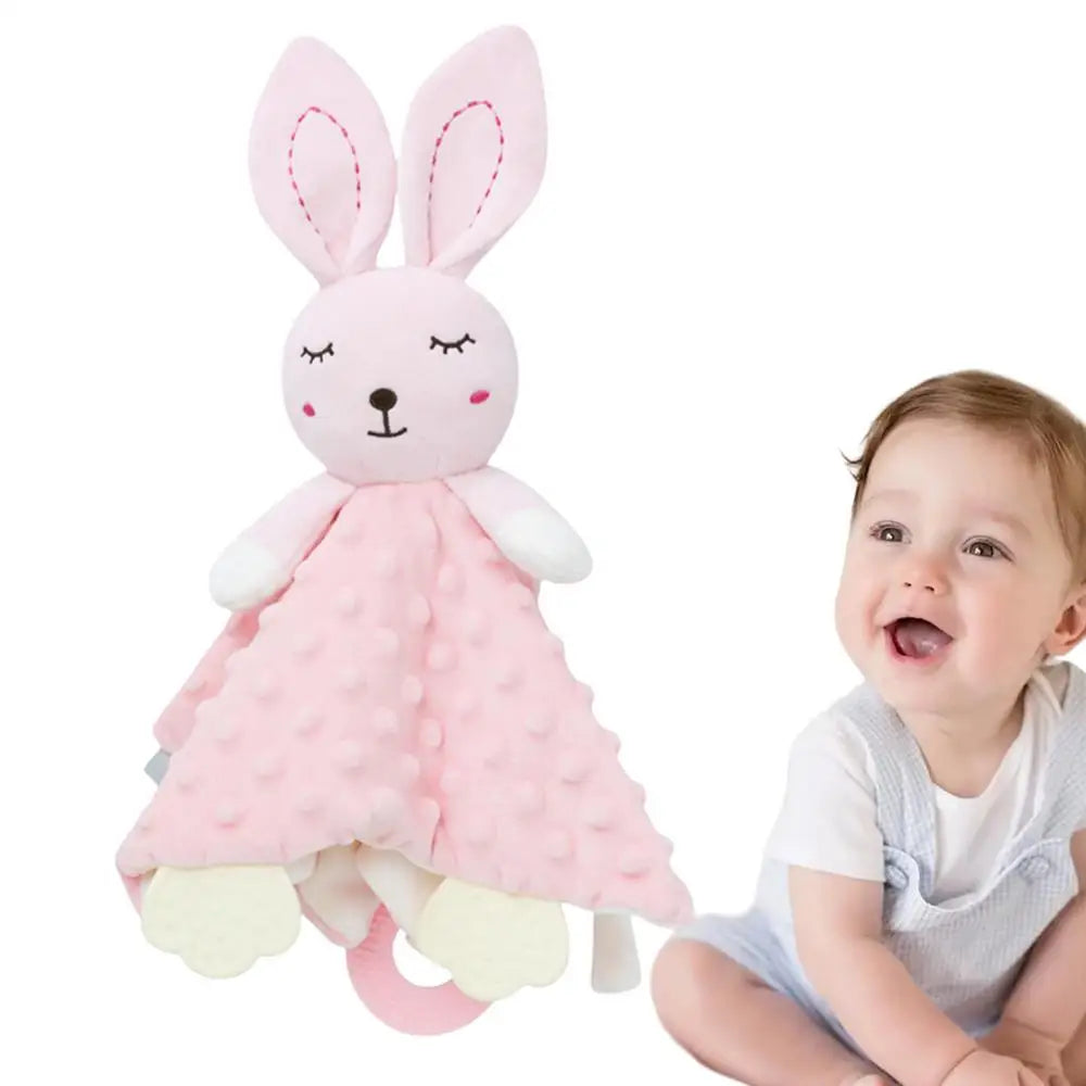 Manta de seguridad de peluche para niña, manta de peluche suave para niños, juguete de peluche unisex para niños y niñas