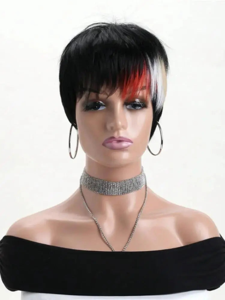 Perruque bandeau crépue lisse 26 pouces perruque bandeau crépue droite cheveux humains sans colle perruques de cheveux humains fabriquées à la machine synthétique