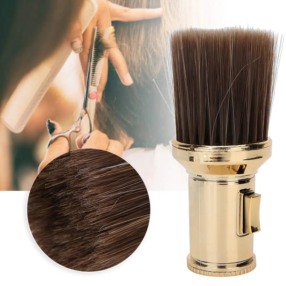 Cepillos de cuello para barrer el cabello de peluquero profesional, cepillo quita-polvo facial para peluquería, accesorio para herramientas de corte de pelo de barbería