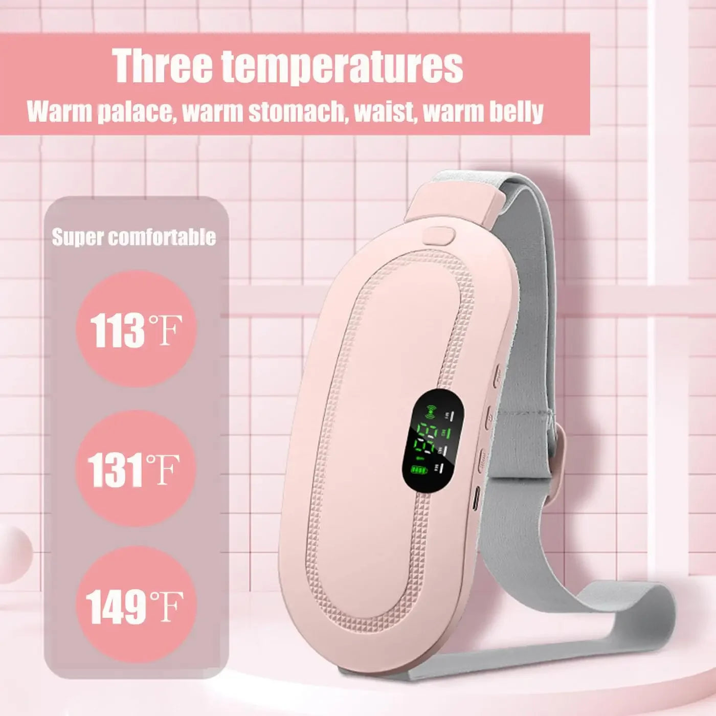 Portable Heating Massage Belt