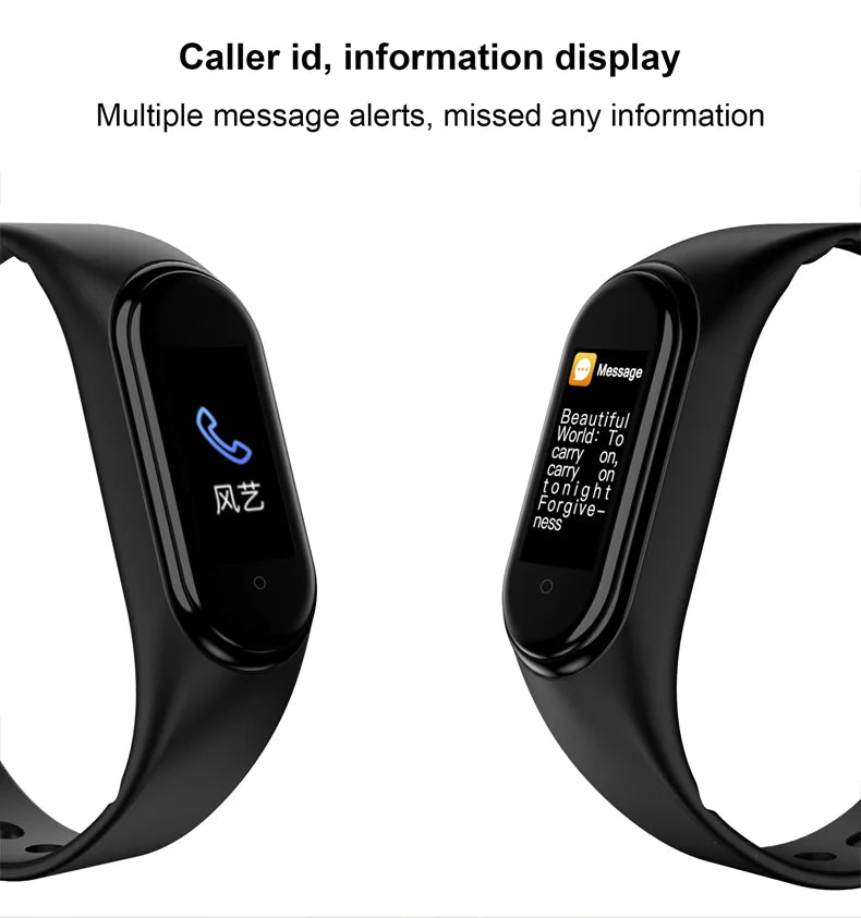 Smart Watch Wristband Waterproof Watch Blood Pressure Heart Rate Monitor Fitness Tracker Sport Smart Bracelet Electric Clock