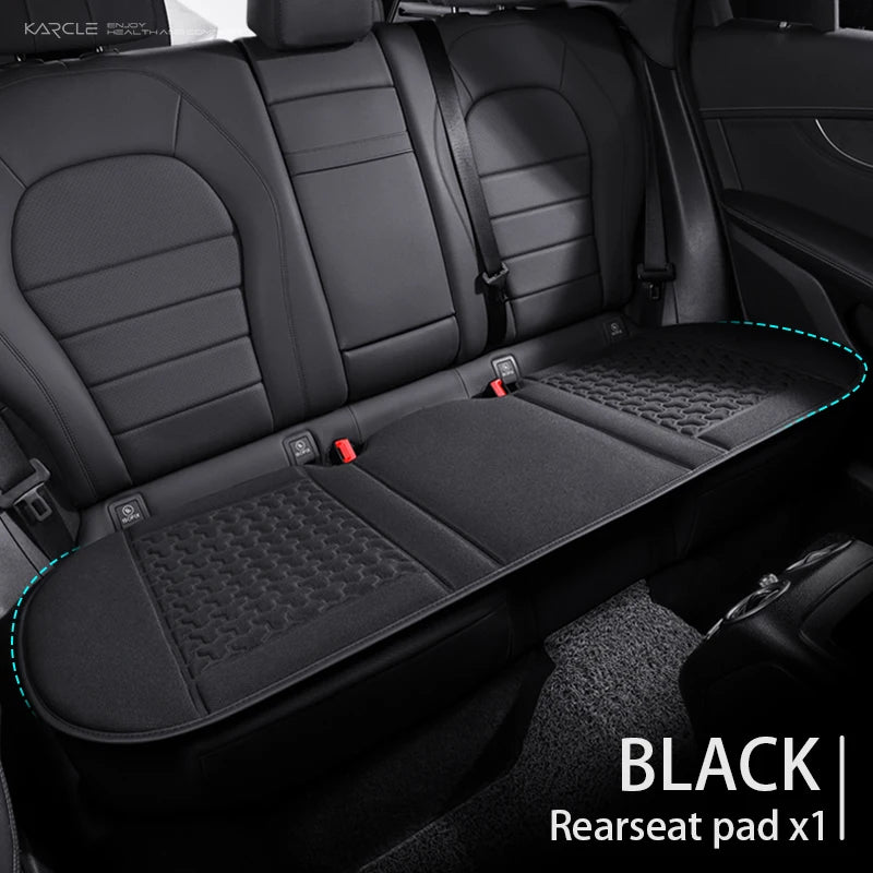 Funda de asiento de coche de verano 3D transpirable de seda helada, cojín de asiento de coche con diseño convexo, almohadillas protectoras de asiento de coche universales, alfombrilla de silla de coche