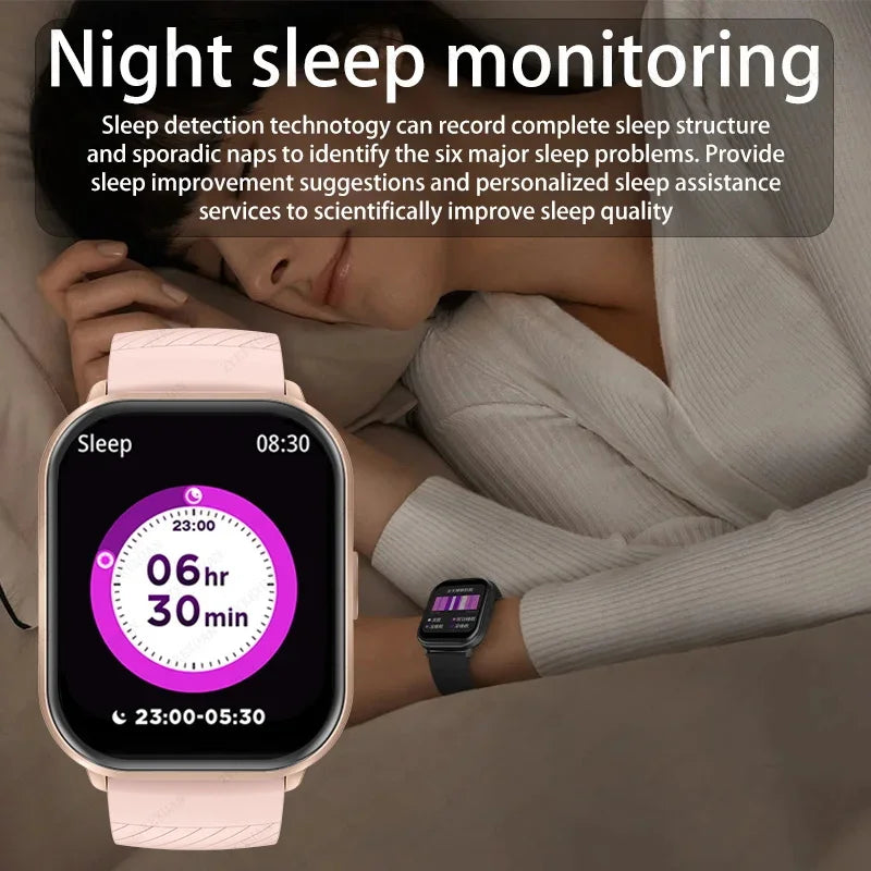 Reloj Deportivo Inteligente – Más de 100 Modos, Llamadas Bluetooth y Seguimiento de Salud Durante Todo el Día