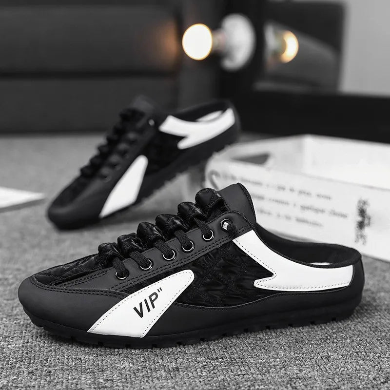 Zapatillas de verano para hombre, zapatos casuales de hombre de suela plana a la moda, zapatos de apoyo de suela suave, zapatillas de hombre Zapatos De Hombre