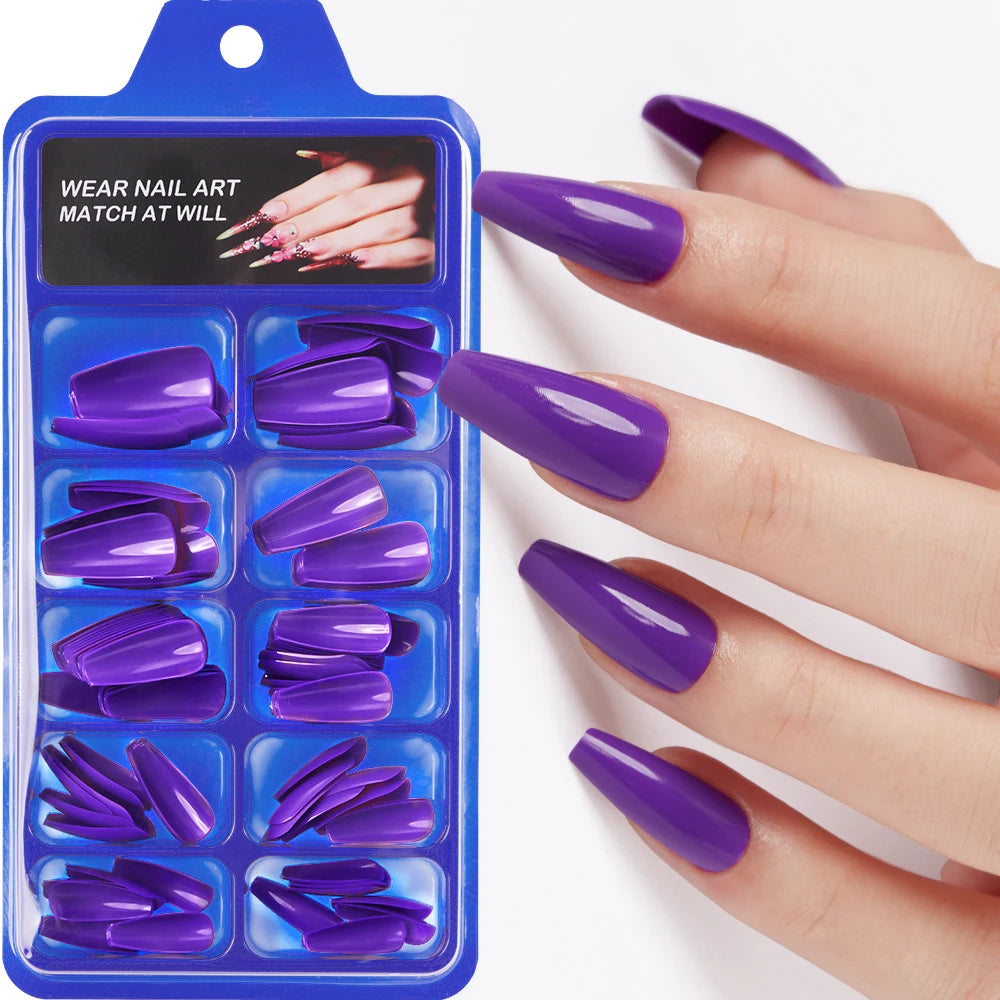 150/100/24Pcs Pink Matte French Press On Nail Tips Soft Full Cover Fake Nails Oval Almond False Nails Natural Extension Manicure