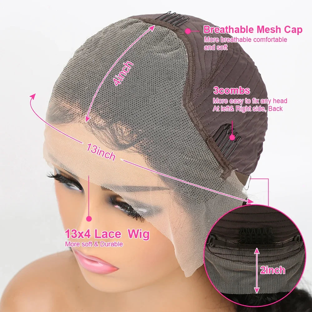 CEXXY Short Bob Wig 13x6 HD Lace Frontal Wig Jerry Curly Human Hair Wig Water Wave 13x4 Lace Remy Human Wig For Women On Sale