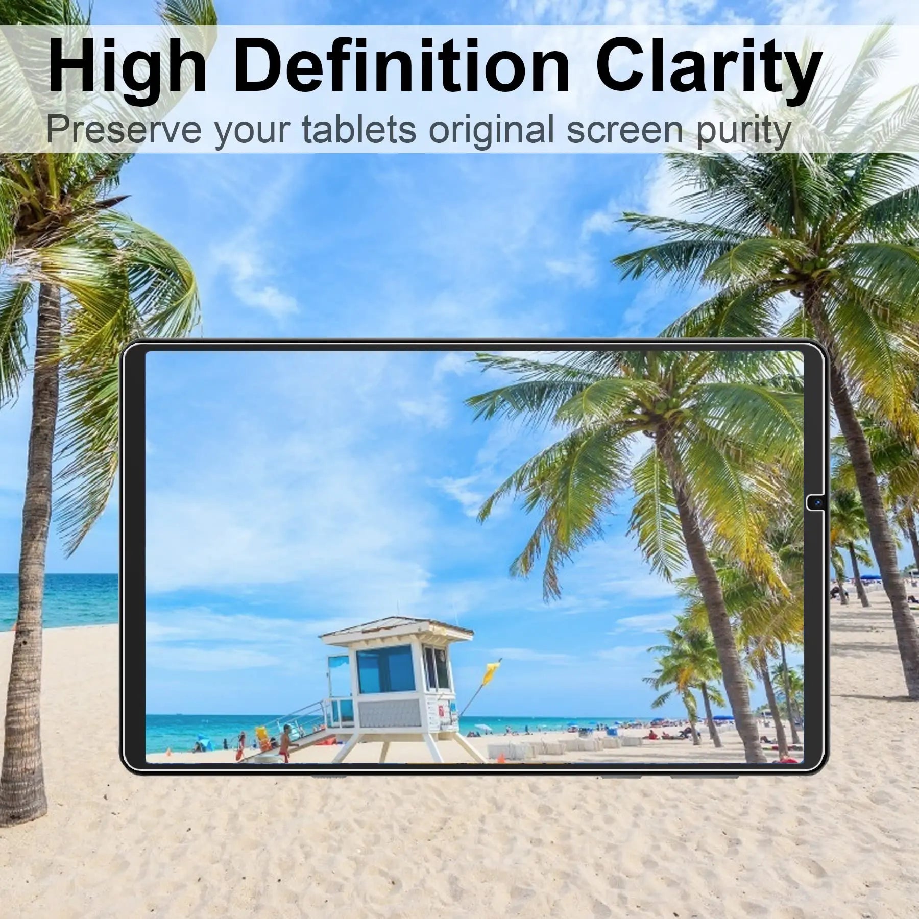 Lot de 2 films de protection d'écran en verre trempé transparent anti-rayures pour iPad 9,7" (2017/2018) (modèles 5e et 6e génération) (A1822, A1823, A1893, A1954)