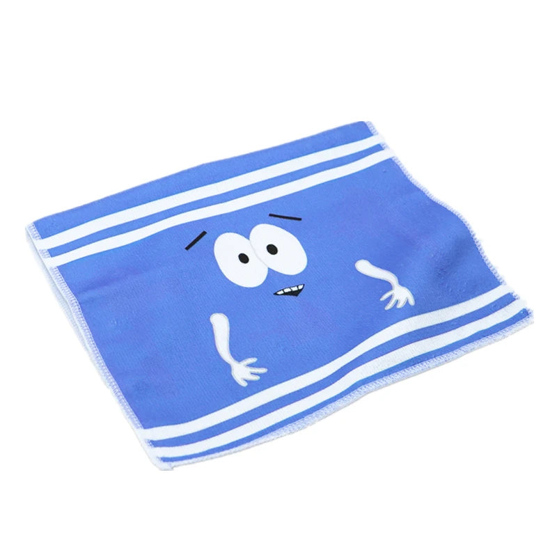 Toalla de mano de dibujos animados de Towelie de secado rápido, paño de cocina de poliéster tejido, toalla oblonga supersuave con temática de fantasía para cocina y baño