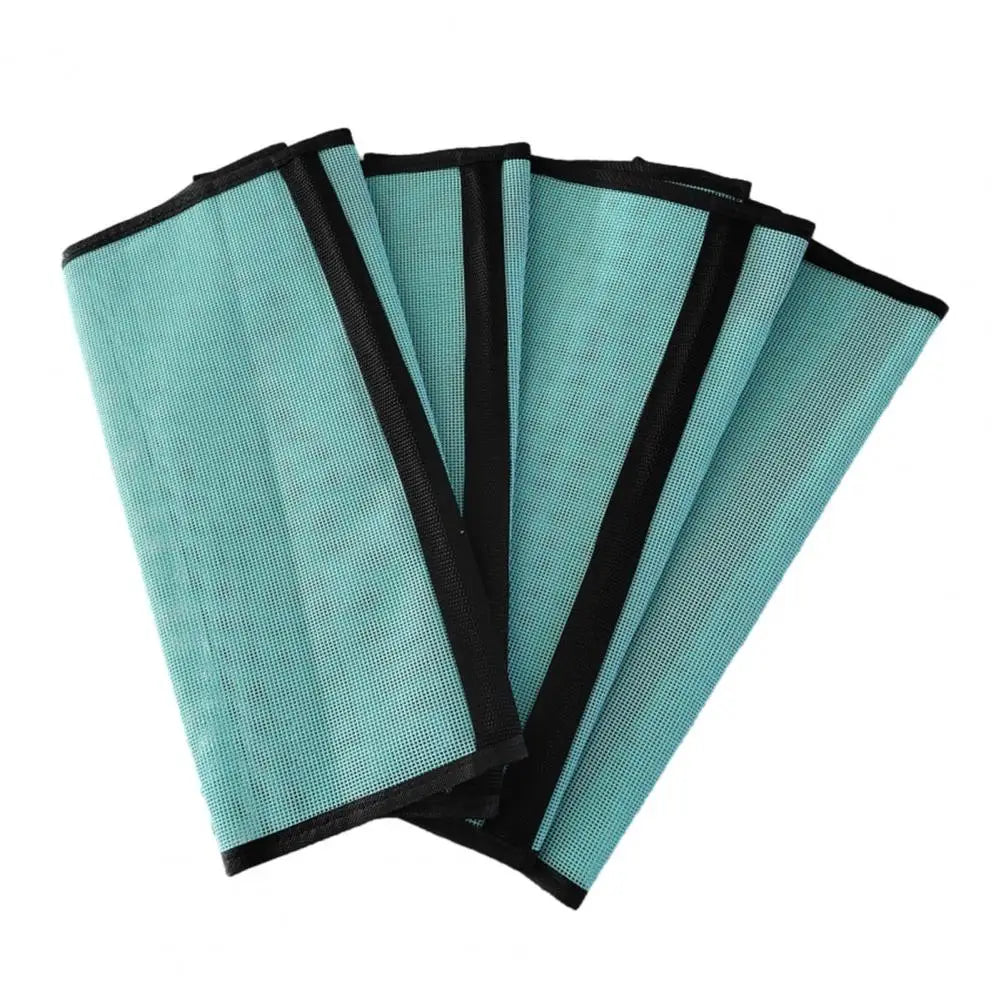 Lot de 4 guêtres anti-mouches pour chevaux, leggings respirants en maille, fournitures pour chevaux pour réduire les dommages causés par les sabots et la fatigue des jambes.