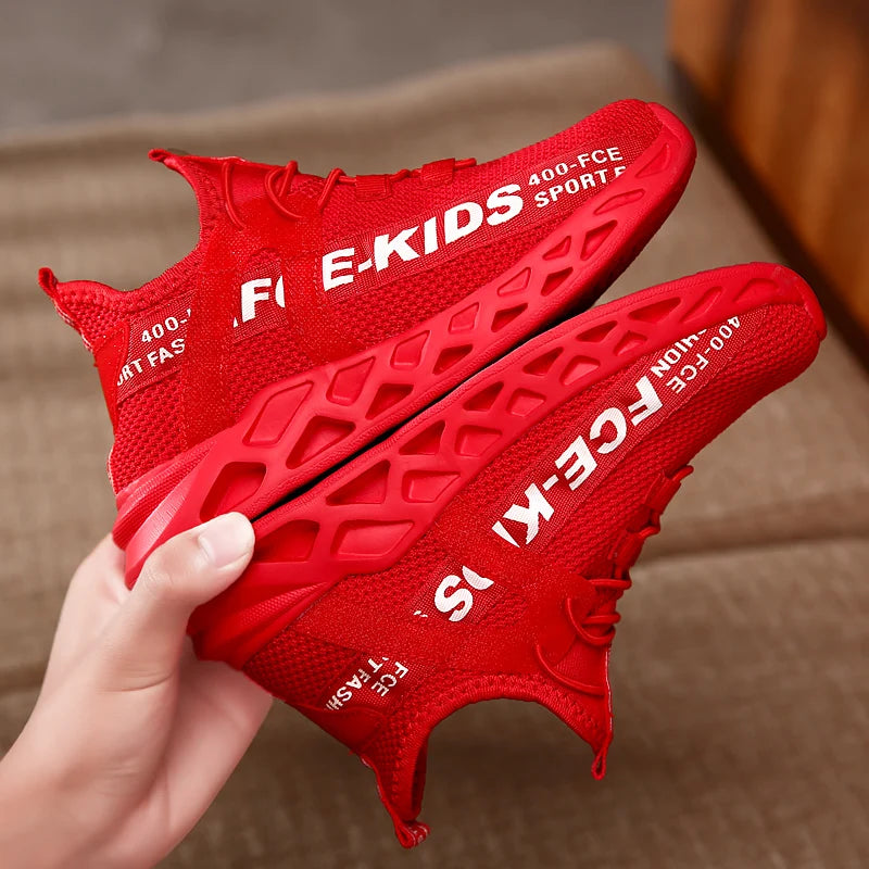 Kids Sport Shoes Fashion Sneakers for Kids Boys Girls Boys School Running Shoes Breathable Tenis Winter Lace Up 5-15 Years