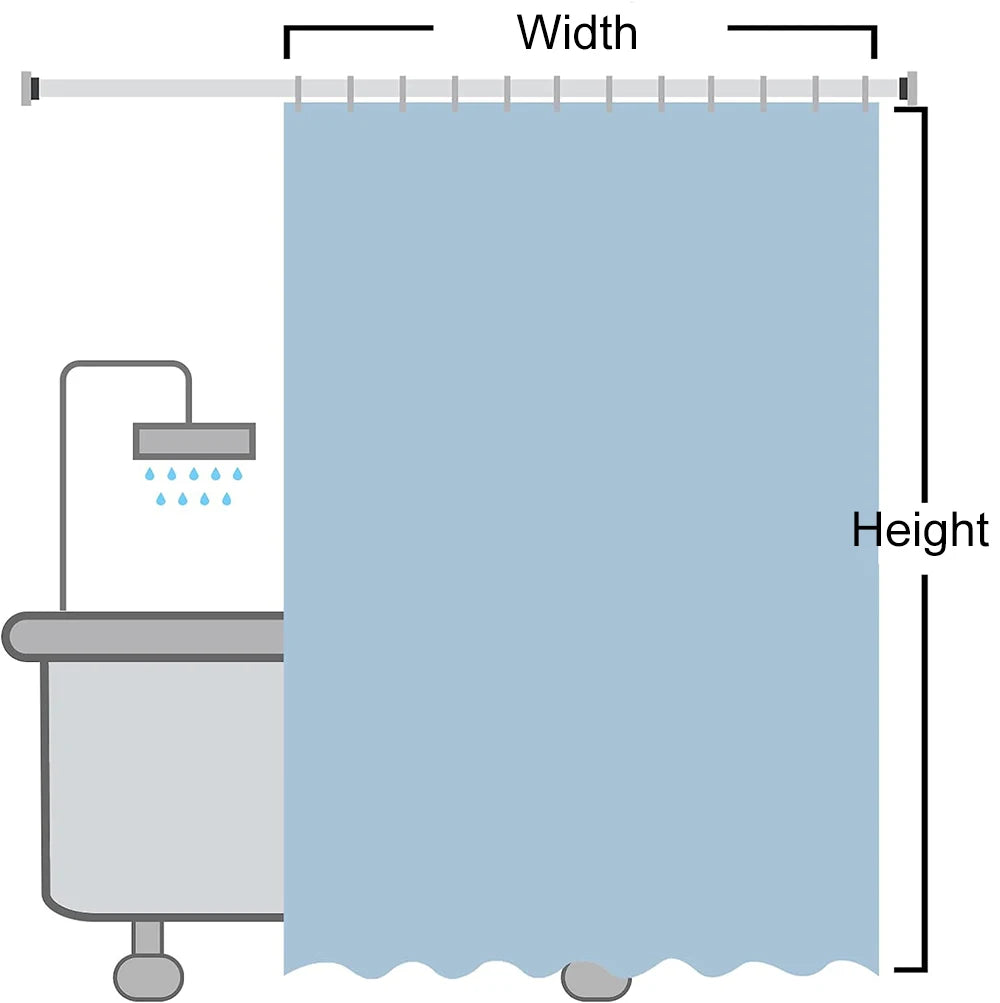 Dream view Cottage Bathing Curtain Bathroom Shower Curtain Waterproof With 12 Hooks Home Deco Free Ship