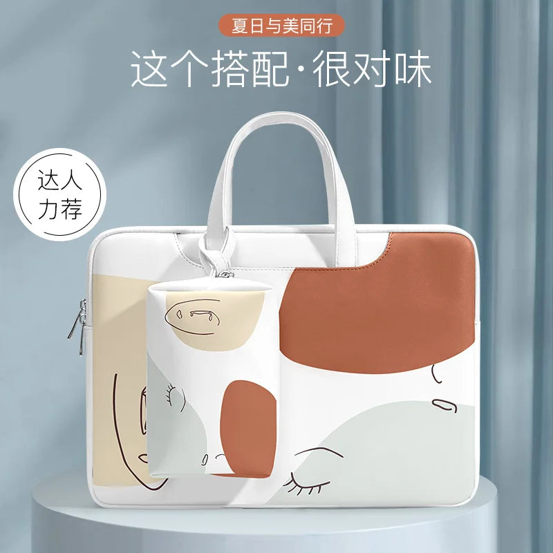 Laptop bag is suitable for laptop air12-16 inch hand bag damska bolsos de hombro Simple design fashion handbags luxury designer