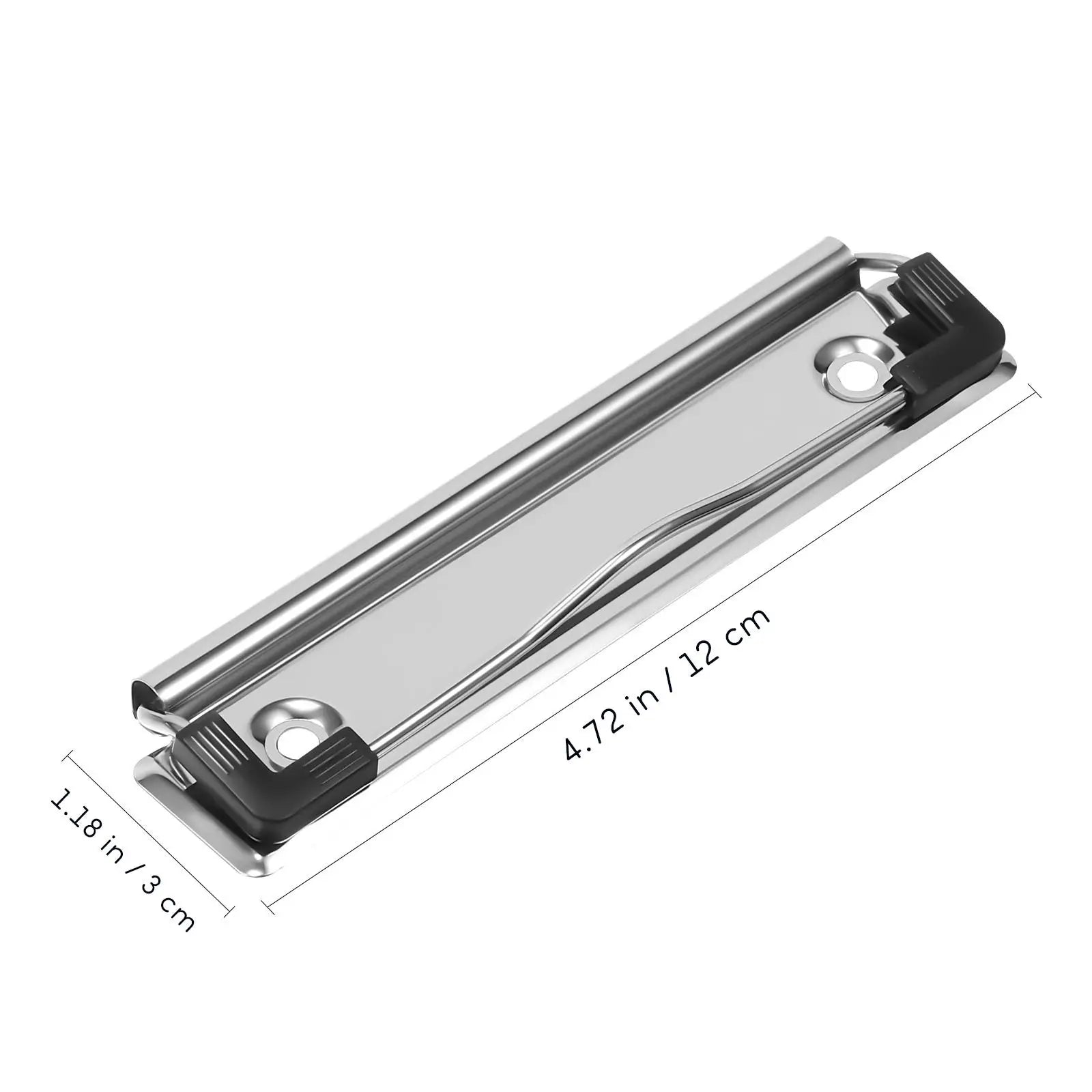 10 Pcs File Clamps Document Clips Clipboard Mountable Stationery Supplies Holder for Boards Whiteboard