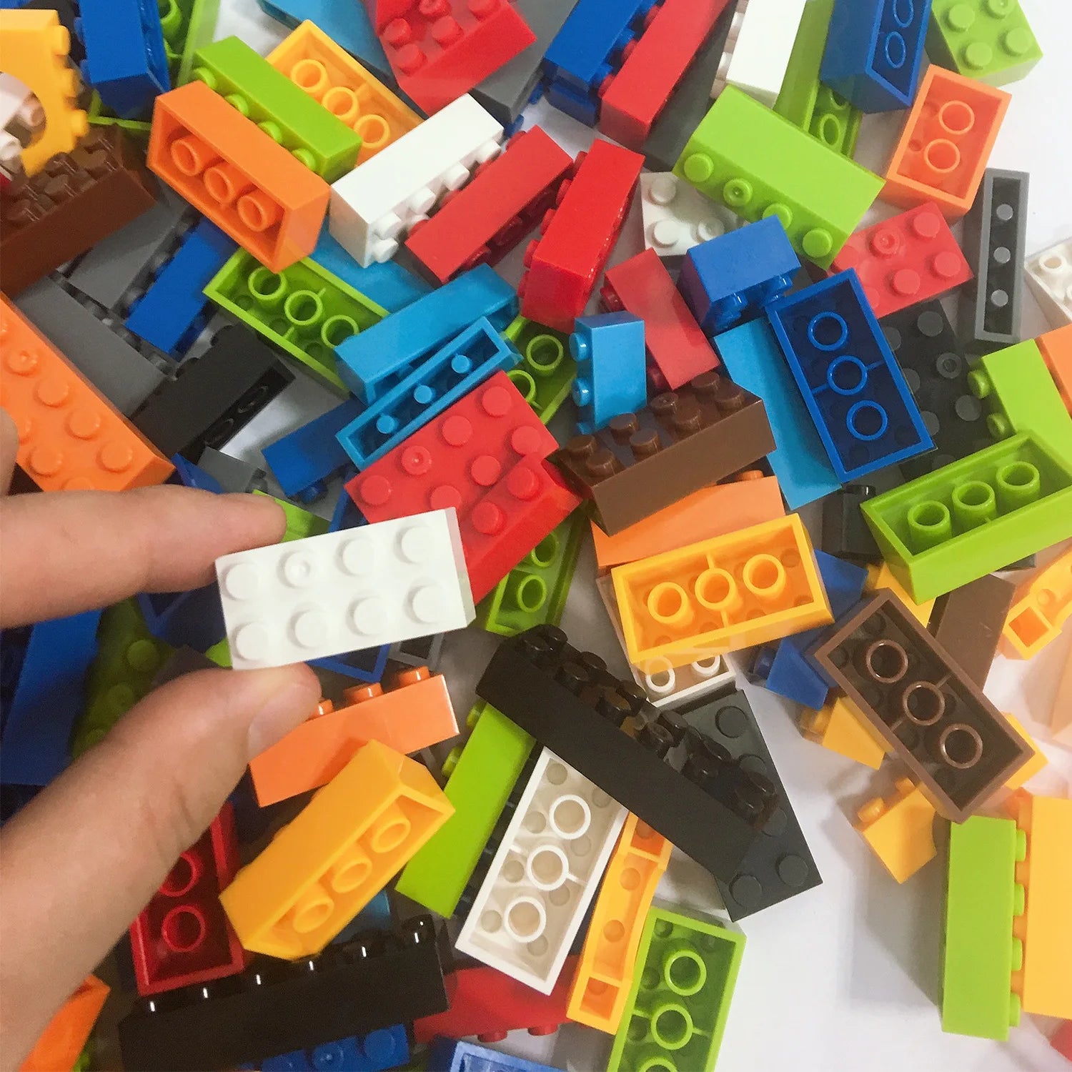 300/1000 DIY creative building blocks bulk set Urban Classic building blocks Assembled birthday gift children's educational toys
