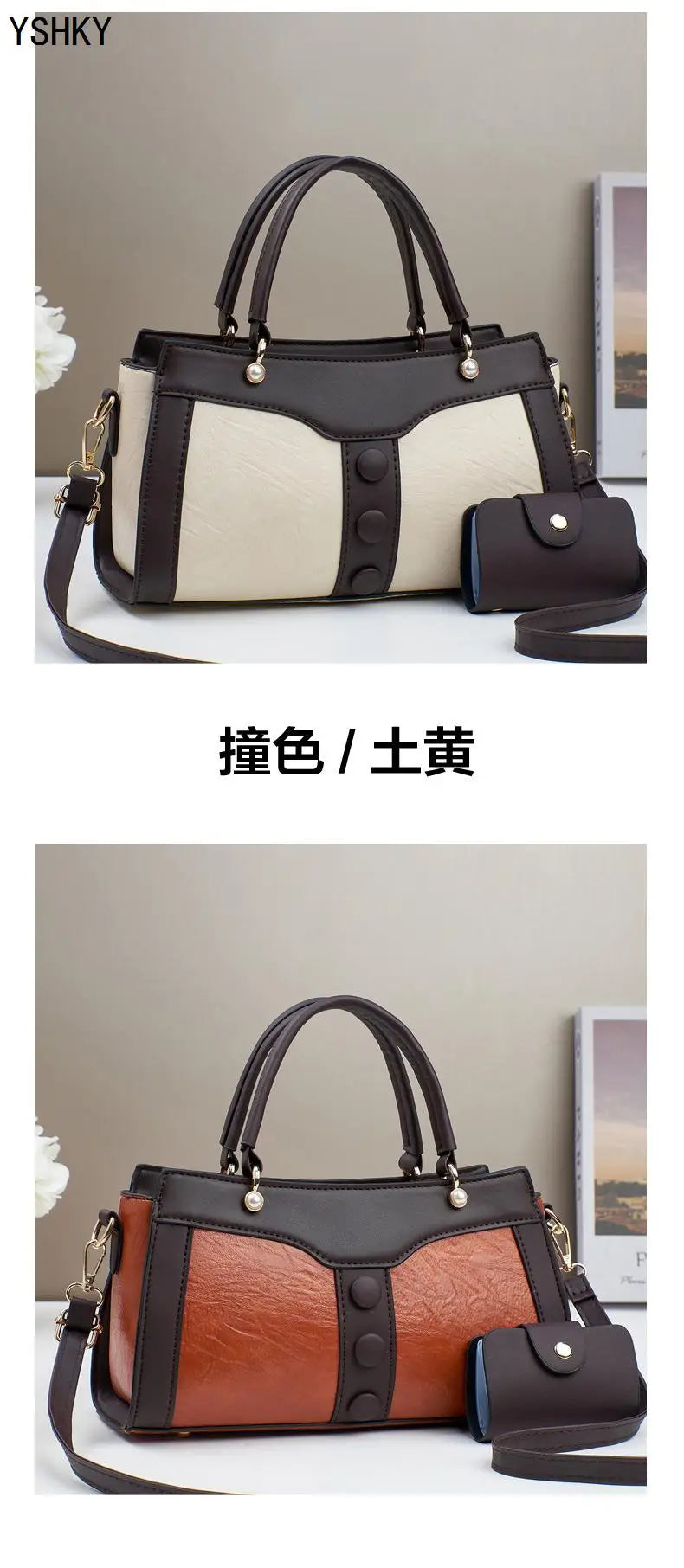 Bolso de hombro nuevo para mujer, bolso de diseñador de lujo para mujer, bolsos de mano de cuero con estampado de monograma, bolso de hombro único