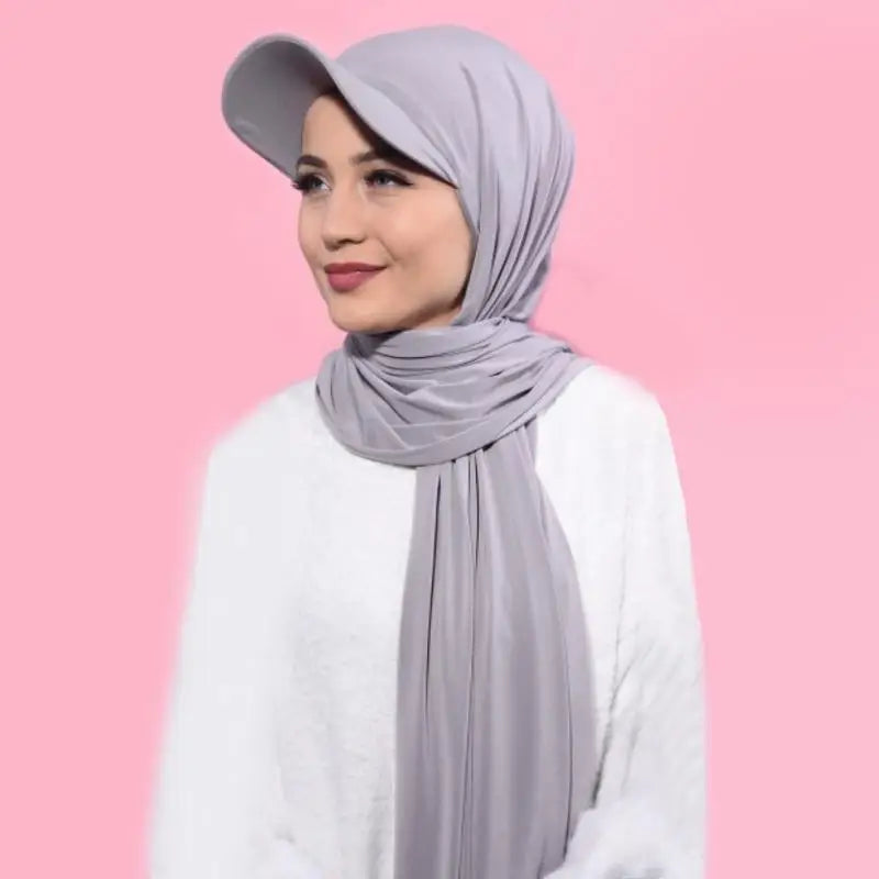 Chiffon Hijab Baseball Cap