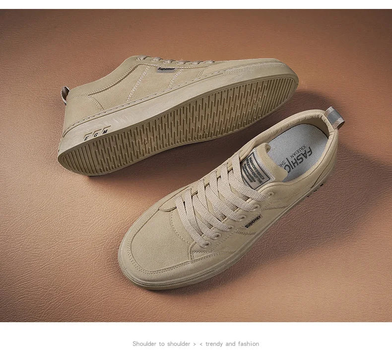Zapatos de hombre nuevos, zapatos de seguridad de trabajo de primavera, antideslizantes, resistentes al desgaste, versátiles, informales, deportivos, de trabajo, zapatos de tabla para hombre