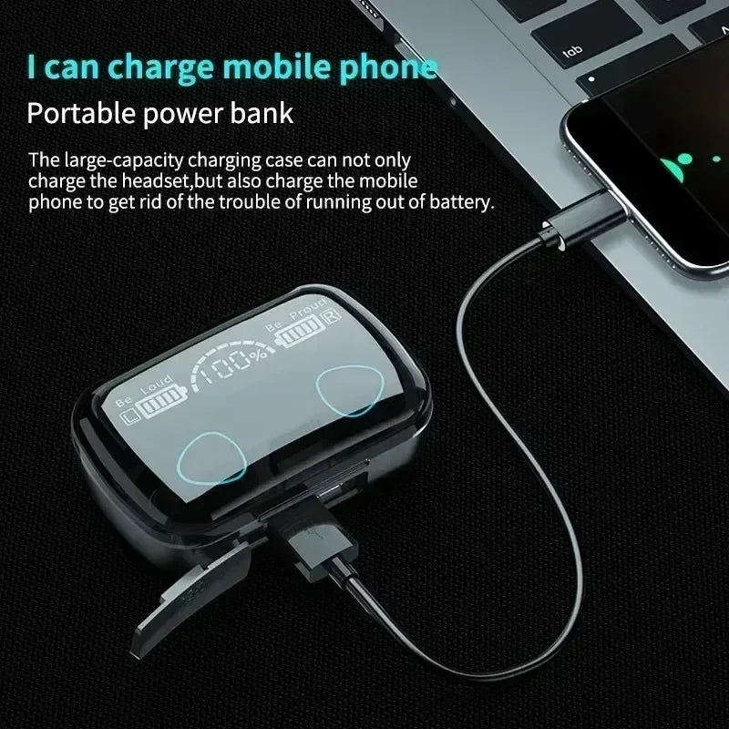 Auriculares inalámbricos M10, Bluetooth, impermeables, deportivos, para Huawei, iPhone, OPPO, Xiaomi, TWS Music Headset