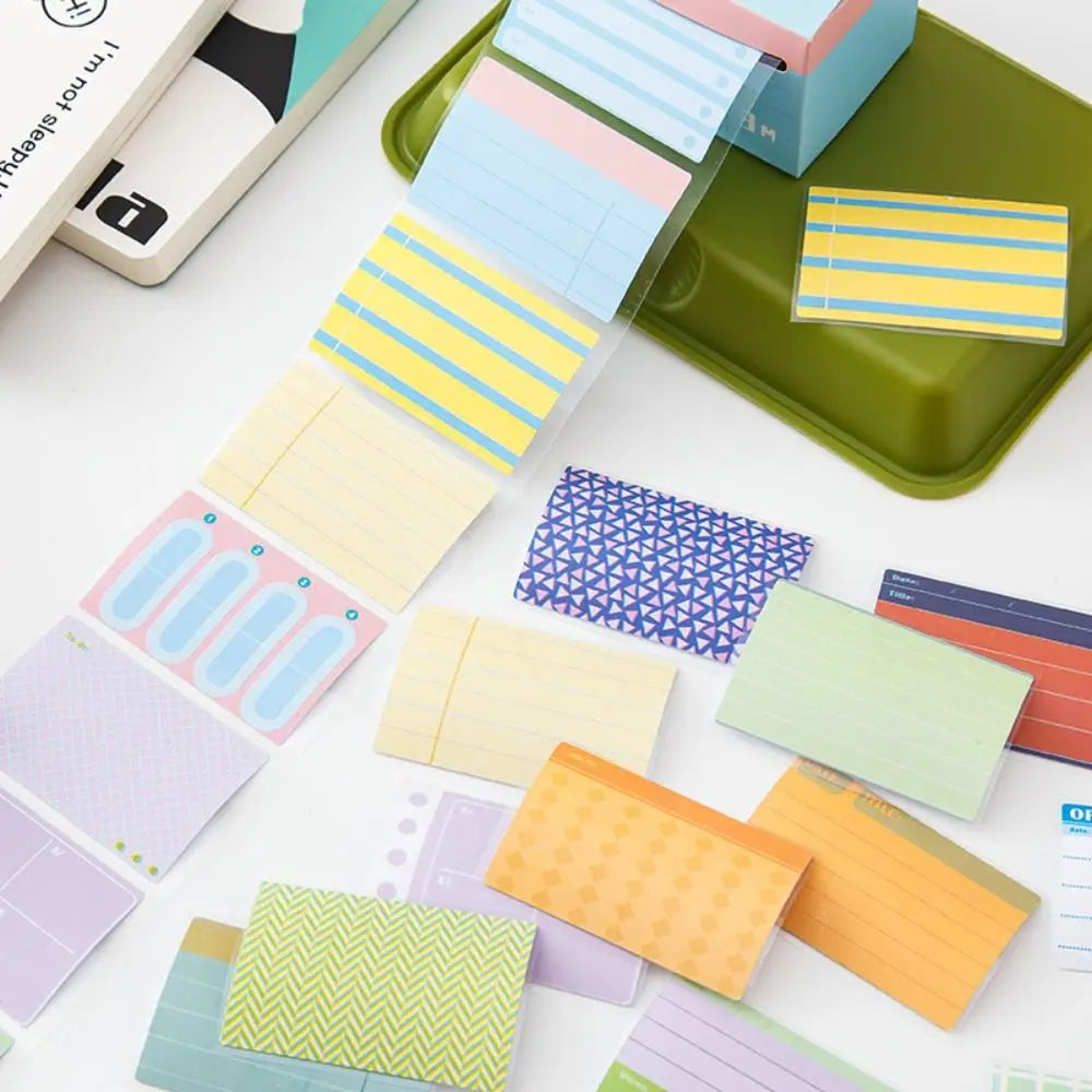 Sticky Reminder Pull-out Roll Label Sticker Reading Notes Journal Agenda Adhesive Tape Notes To Do List Keypoints Marker