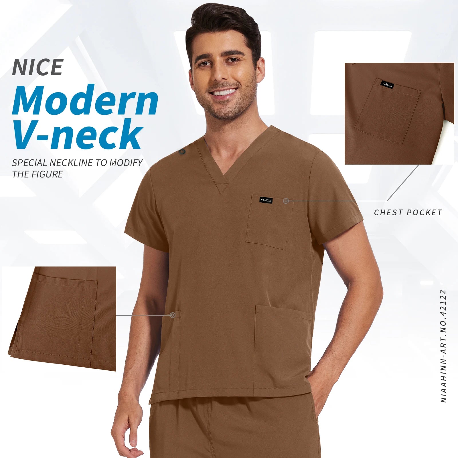 Engros operasjonsstue arbeidsklær sykehus arbeidsklær medisinsk uniform dyrebutikk apotek laboratorieklær skrubber sett sykepleier operasjonsdrakt