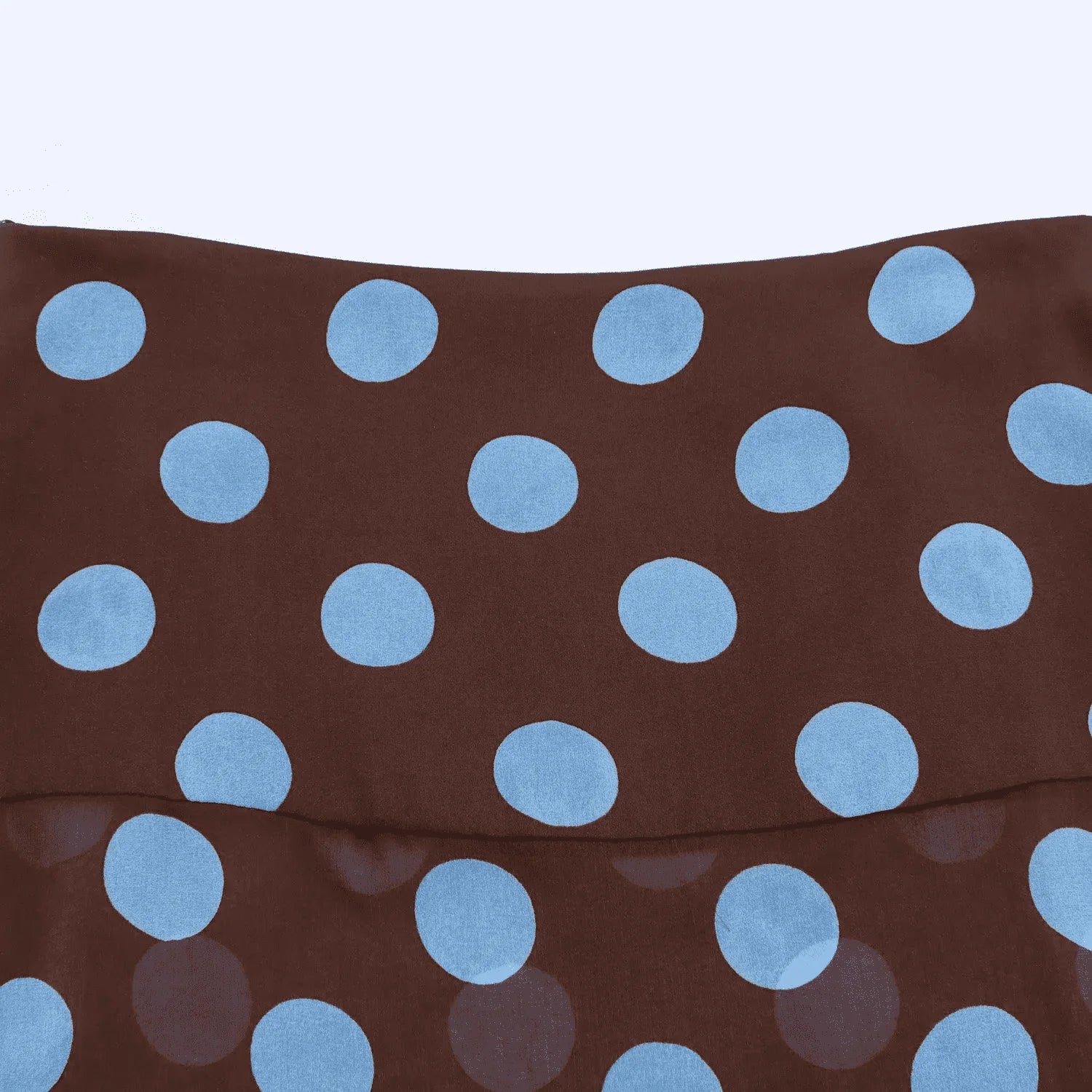 TRAF Faldas Midi Estampadas de Lunares Conjuntos de Dos Piezas para Mujer Trajes Chic de Top Halter con Pañuelo de Verano Conjuntos de 2 Piezas para Mujer de Playa