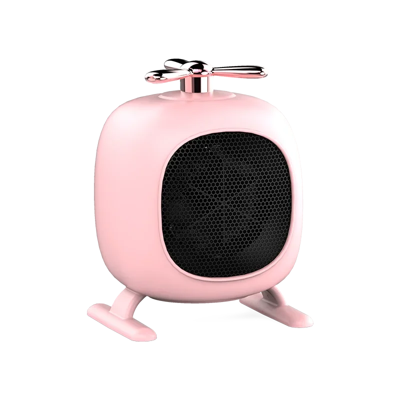 Mini bærbar elektrisk varmeovn – Søt, støysvak skrivebordsvarmer