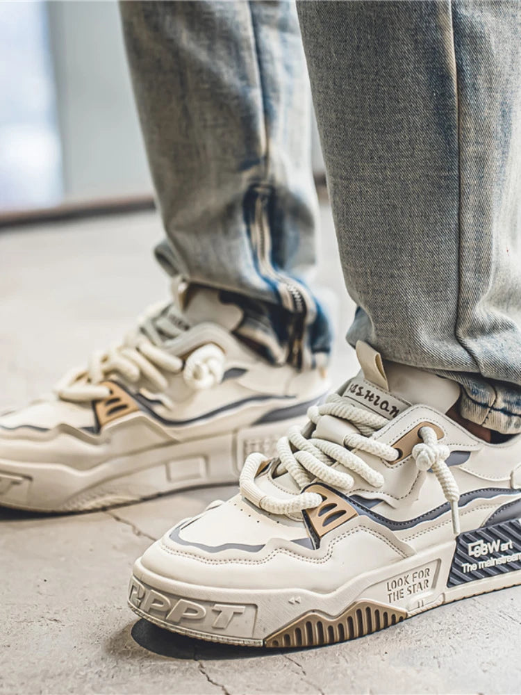 Zapatos de hombre, zapatillas de moda para hombre, zapatillas de correr de otoño de nueva marca, cómodas, con suela blanda, Tenis Masculino