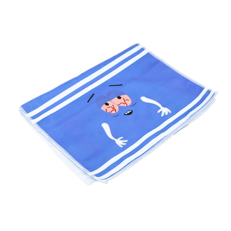 Toalla de mano de dibujos animados de Towelie de secado rápido, paño de cocina de poliéster tejido, toalla oblonga supersuave con temática de fantasía para cocina y baño