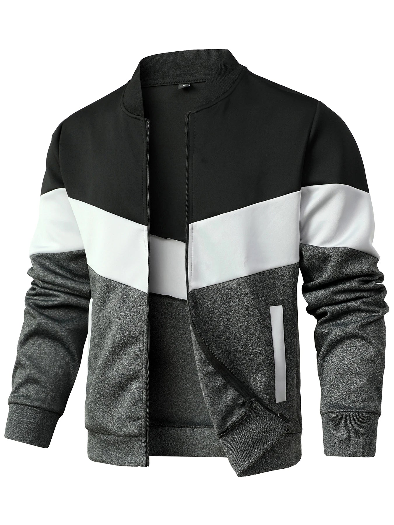 Chaquetas de hombre 25 nuevas, primavera, negocios, ocio, moda, color, cortavientos, bomber, sobrecamisa, cremallera, ropa urbana, ropa popular, talla de EE. UU.