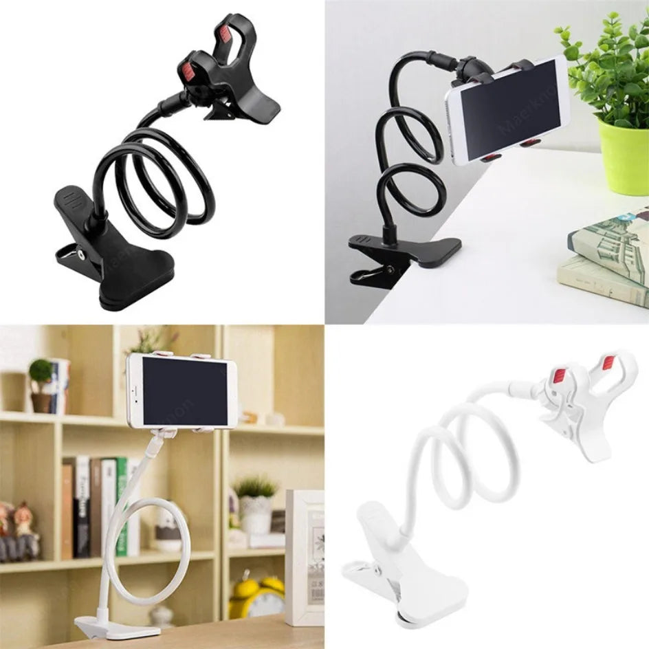 Soporte para teléfono móvil Flexible Ajustable Soporte para teléfono móvil Clip de soporte Teléfono Hogar Cama Soporte de escritorio Soporte para smartphone