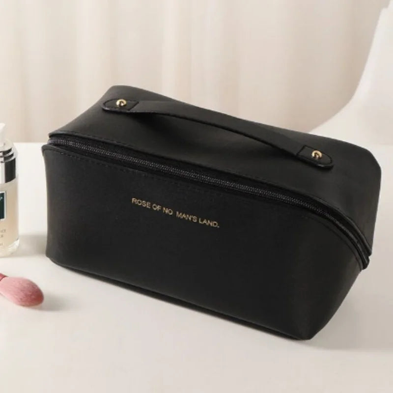 Neceser de Maquillaje para Mujer, Estuche de Maquillaje, Bolsa de Almacenamiento, Caja de Lujo para Mujer, Bolsa Organizadora de Cosméticos con Cremallera para Viajes, Regalo de Navidad