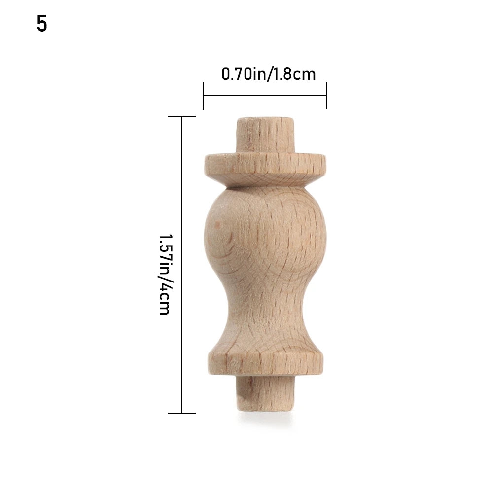 Décoration d'intérieur en bois de style bohème, ornement sculpté à la main, chaîne à 3 maillons, artisanat d'art, table, ferme, bureau, décoration rustique
