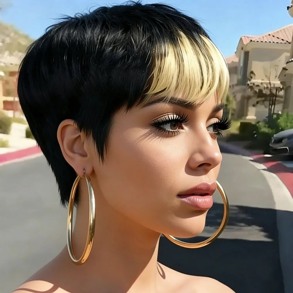 Black & 613 Pixie Wig