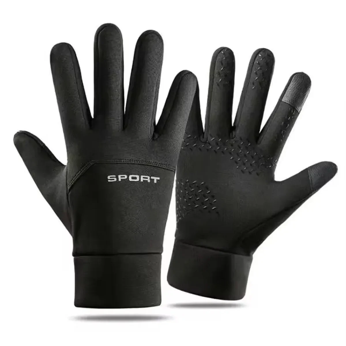 Guantes cálidos de otoño invierno, con pantalla táctil, cortavientos, a prueba de frío, para ciclismo, correr, senderismo, esquí, para hombre y mujer