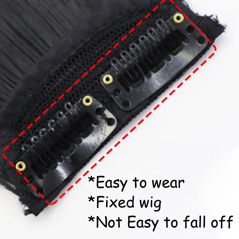 AZQUEEN Almohadillas de cabello sintético invisibles sin costuras con clip de una pieza para aumentar el volumen del cabello, extensiones de cabello, cubrepelo superior lateral