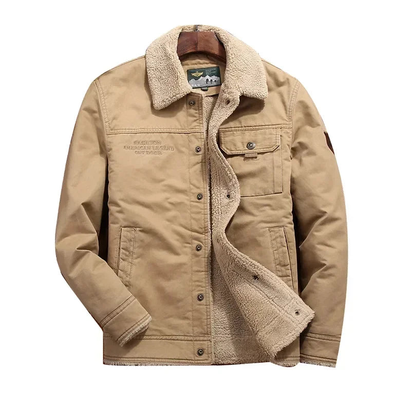 Ropa de abrigo: Chaqueta tipo bómber de forro polar, cortavientos para hombre, parkas masculinas gruesas y cálidas, chaquetas militares de invierno para hombre, abrigos con cuello de piel.