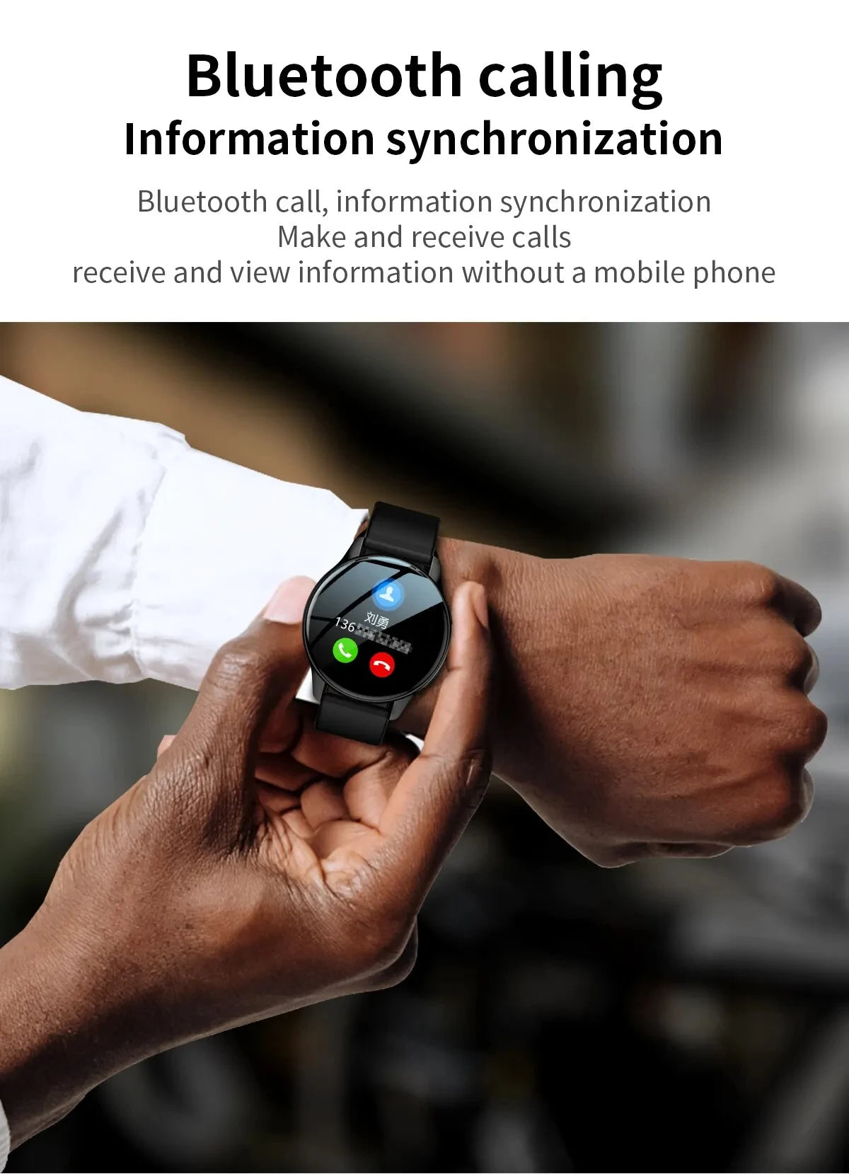 LIGE Nuevo reloj inteligente carga inalámbrica Smartwatch llamadas Bluetooth relojes hombres mujeres pulsera de fitness esfera personalizada + caja