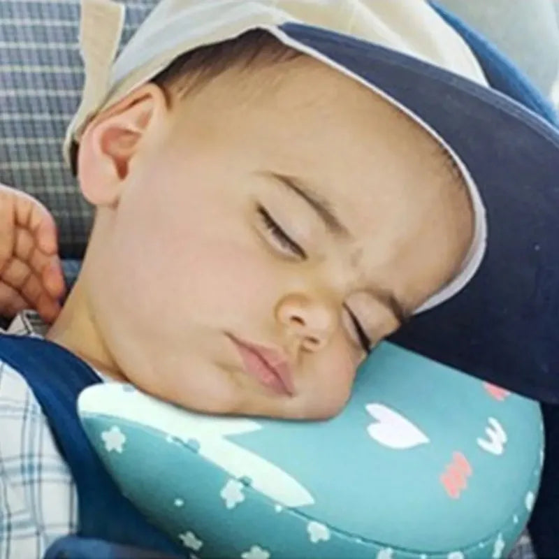Almohada de seguridad para el cuello para niños, protector de hombros para el cinturón de seguridad del coche, cojín para el cuello del niño, protección para la cabeza del niño, almohada para dormir en el coche