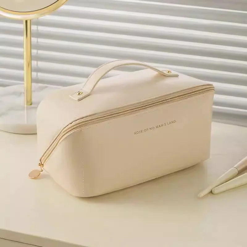 Neceser de Maquillaje para Mujer, Estuche de Maquillaje, Bolsa de Almacenamiento, Caja de Lujo para Mujer, Bolsa Organizadora de Cosméticos con Cremallera para Viajes, Regalo de Navidad