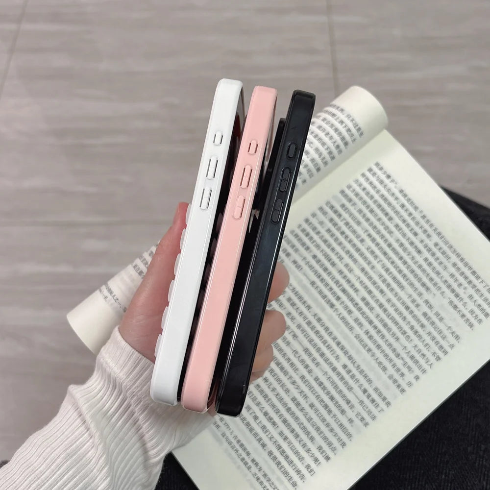 Coque de téléphone 3D avec ventouse et airbag pour iPhone 16, 15, 14, 13, 12, 11 Pro Max, XR, X, XS, 7, 8 Plus, transparente, antichoc